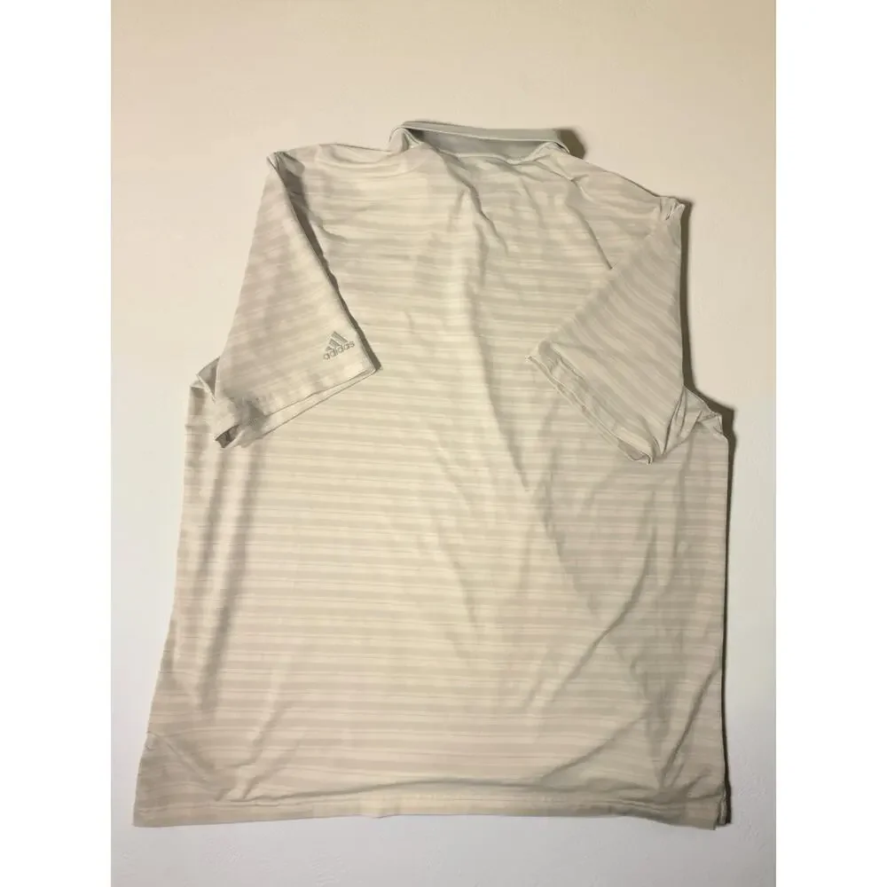 Adidas Golf Polo XXL Striped Indy Football